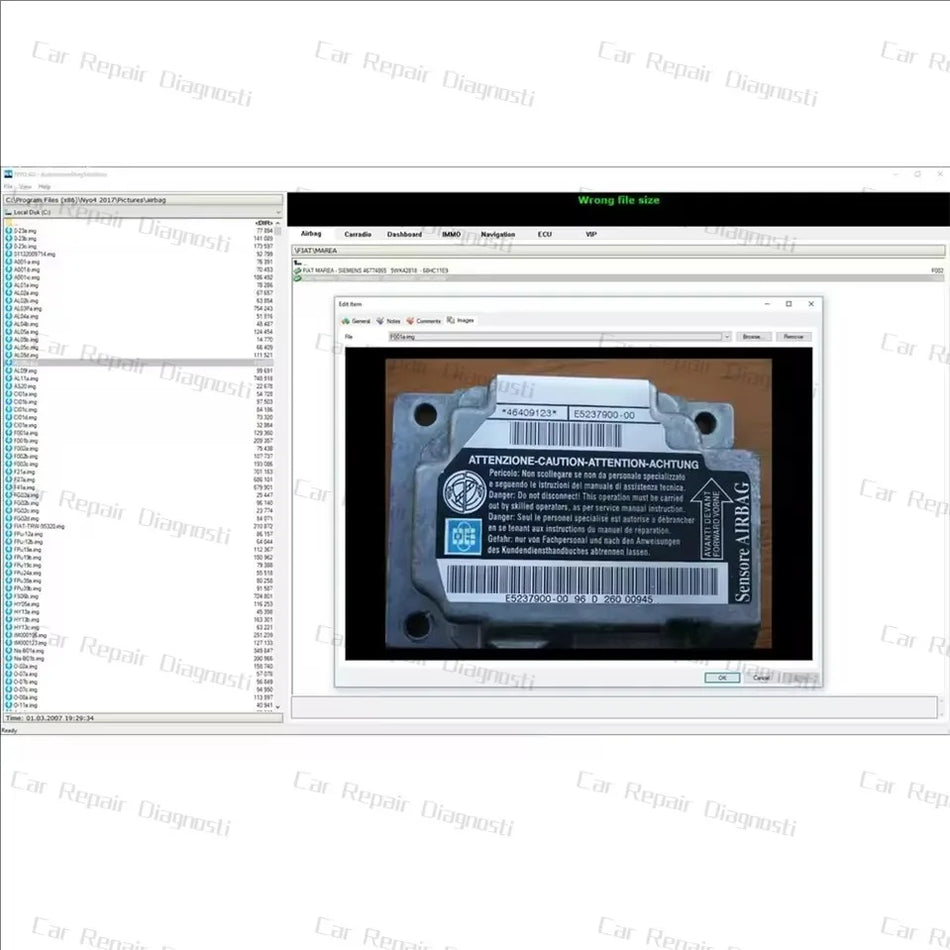 NYO 4.0 Λογισμικό Επισκευής Αυτοκινήτων Με Πλήρη Βάση Δεδομένων Για Αερόσακο IMMO Πλοήγηση