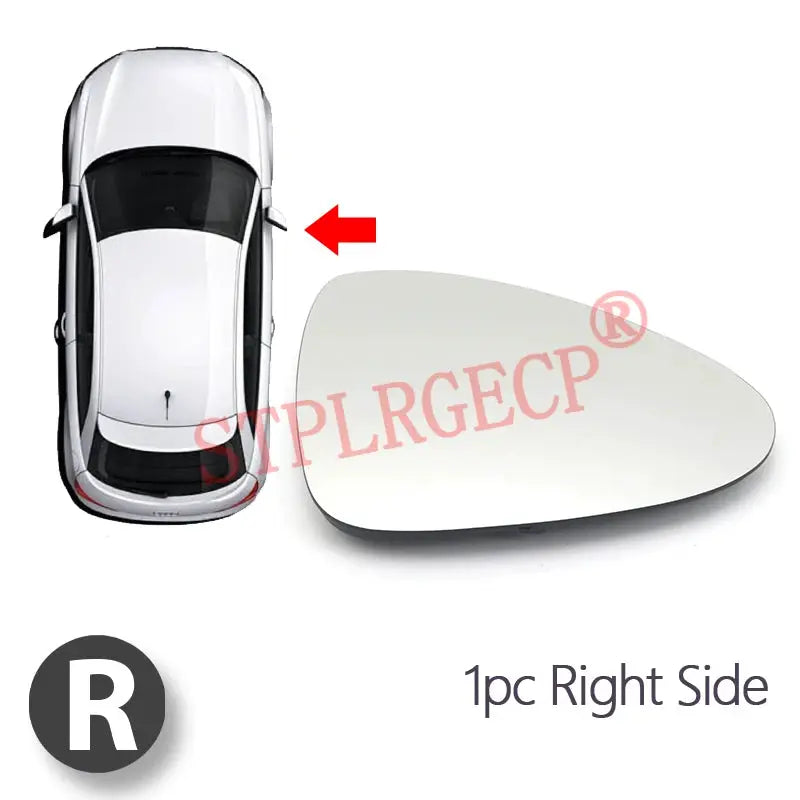 Driver or Passenger Rearview Side Mirror Lens Door Wing Mirrors Glass with Heating for Porsche Panamera 970 2010-2016 by InterCyprus Trading Ltd