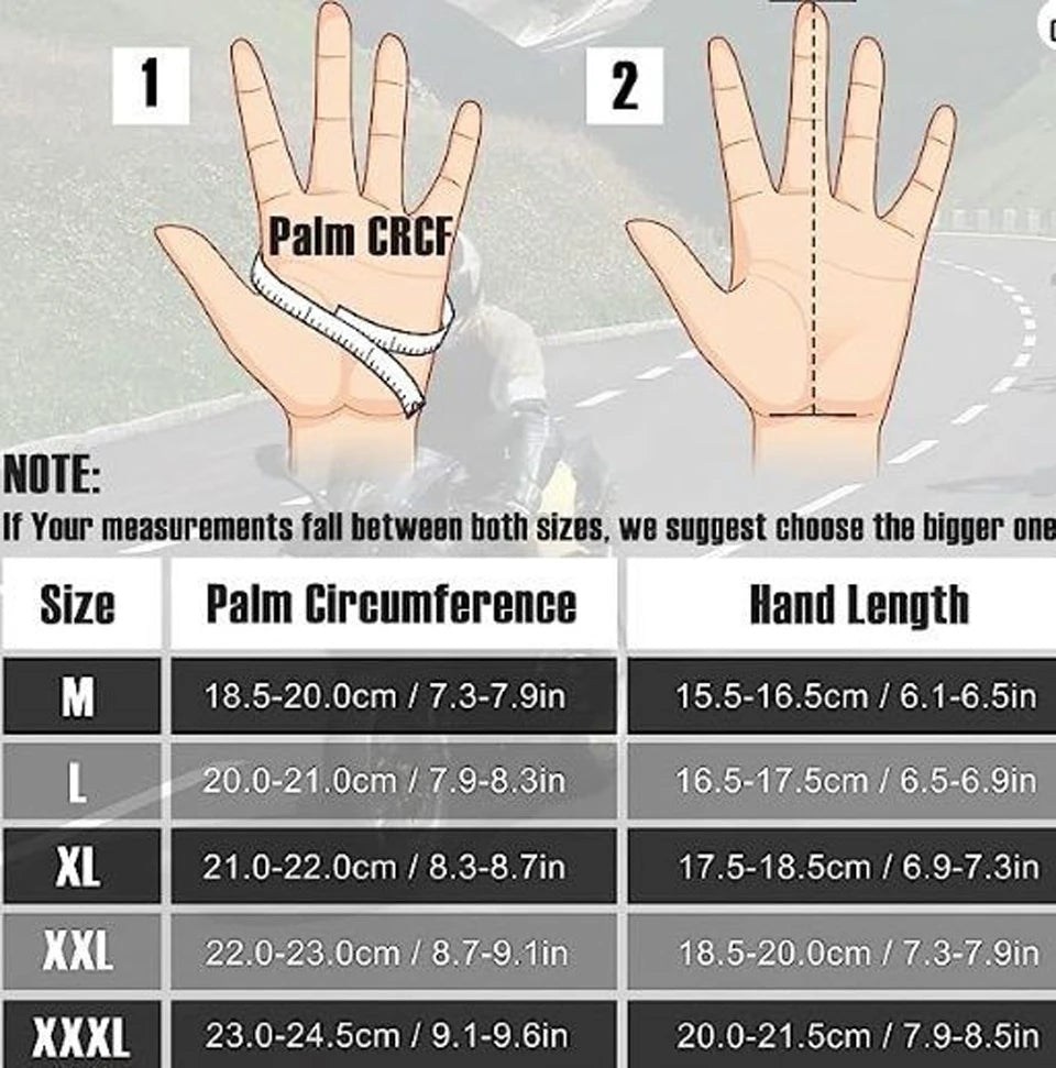 Waterproof Full Finger Motorcycle Gloves with Touchscreen and Joint Protection