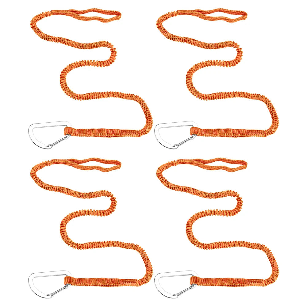 Adjustable Kayak Paddle Leash, Secure &amp; Durable 4 pcs