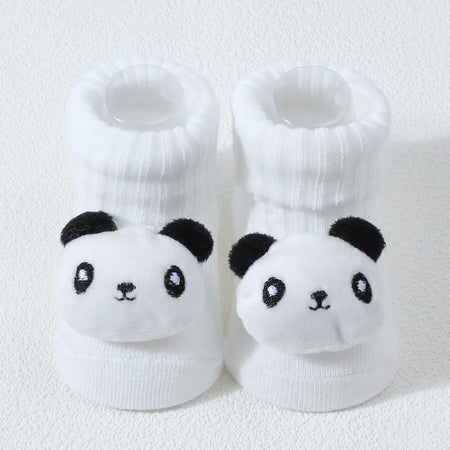 Cute 3D Panda Baby Socks &ndash; Soft Cotton Comfort for Infants 3 / 0-6M