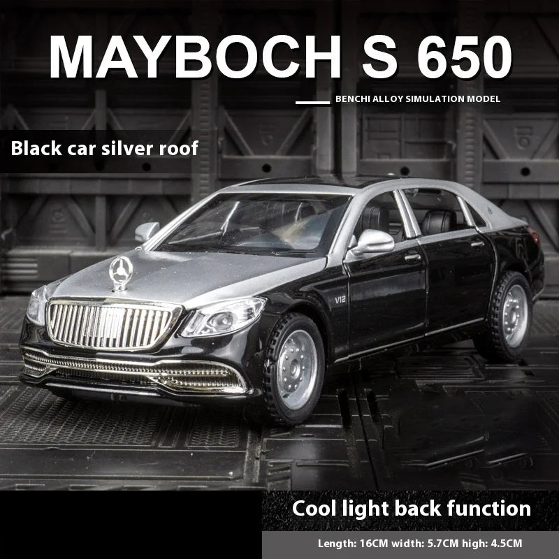 Model samochodu diecast w skali 1:32 dla Mercedes-Benz Maybach S650