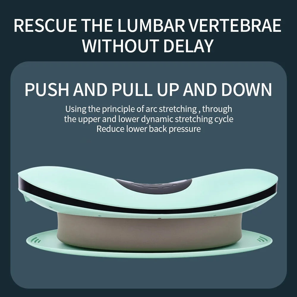 Electric Lumbar Traction Massager &ndash; Adjustable Vibration for Ultimate Comfort