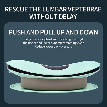 Electric Lumbar Traction Massager &ndash; Adjustable Vibration for Ultimate Comfort
