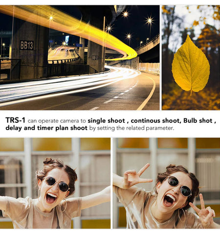 AODELAN Intervalometer Timer Remote Control for Canon Nikon Sony Cameras