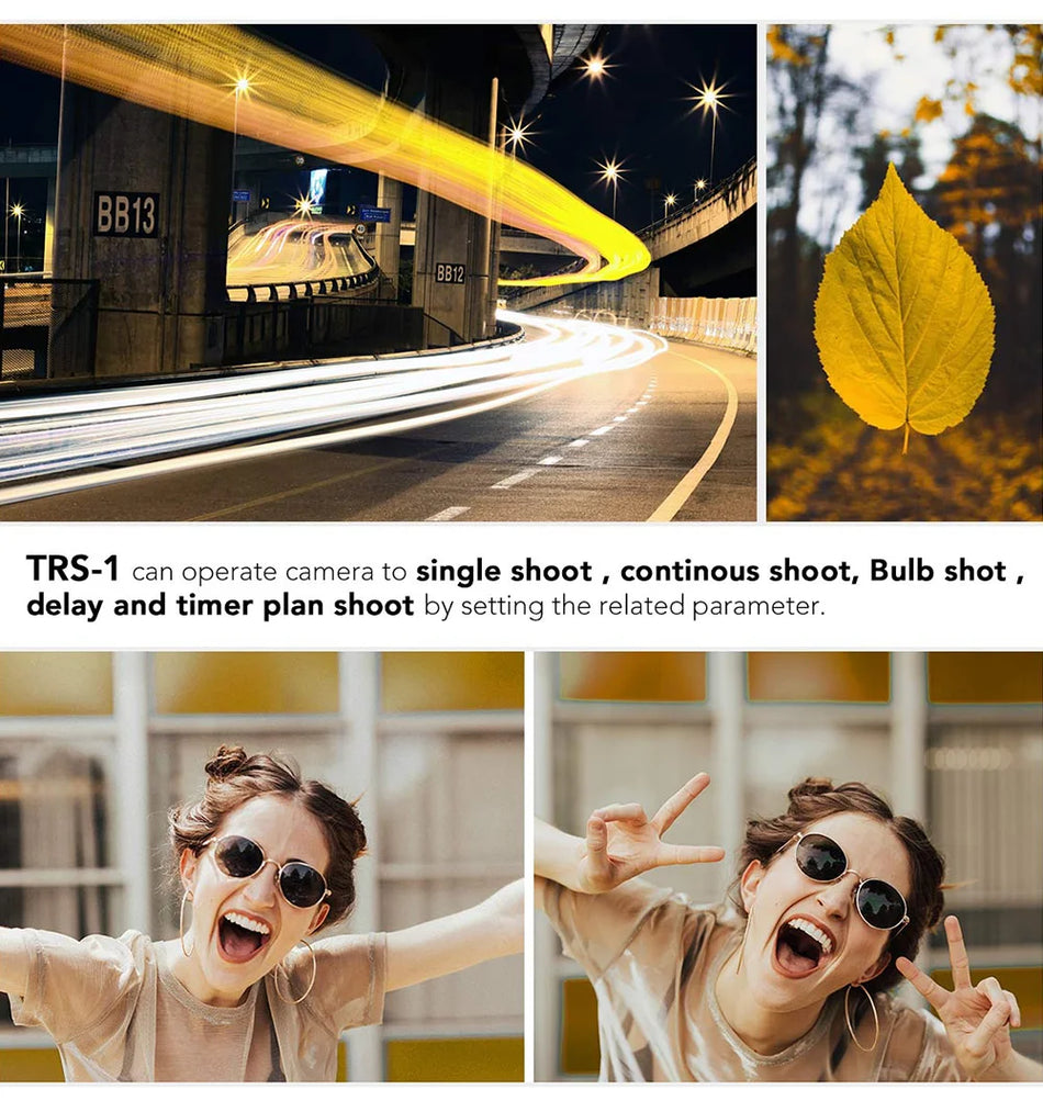 AODELAN Intervalometer Timer Remote Control for Canon Nikon Sony Cameras