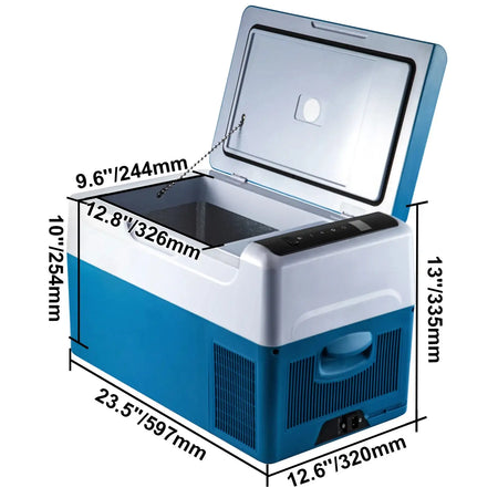 23 Qt Portable Car Refrigerator With App Control 22L / france