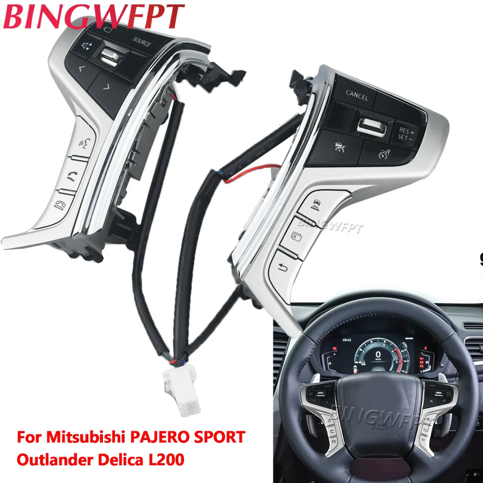 Interruptor de control de crucero para Mitsubishi Pajero Sport 2015-2022