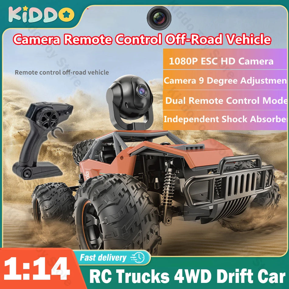 Conusea 1:14 legering off-road RC auto met 1080P WiFi camera