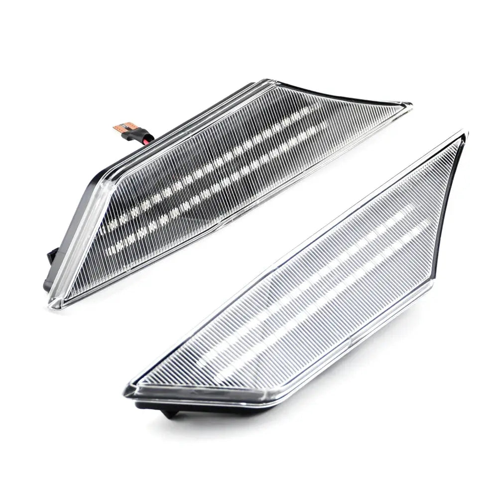 Dynamic Smoked LED Turn Signal Side Markers for Honda Civic 10th Gen 2016-2021 by InterCyprus Trading Ltd