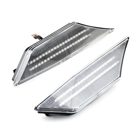 Dynamic Smoked LED Turn Signal Side Markers for Honda Civic 10th Gen 2016-2021 by InterCyprus Trading Ltd