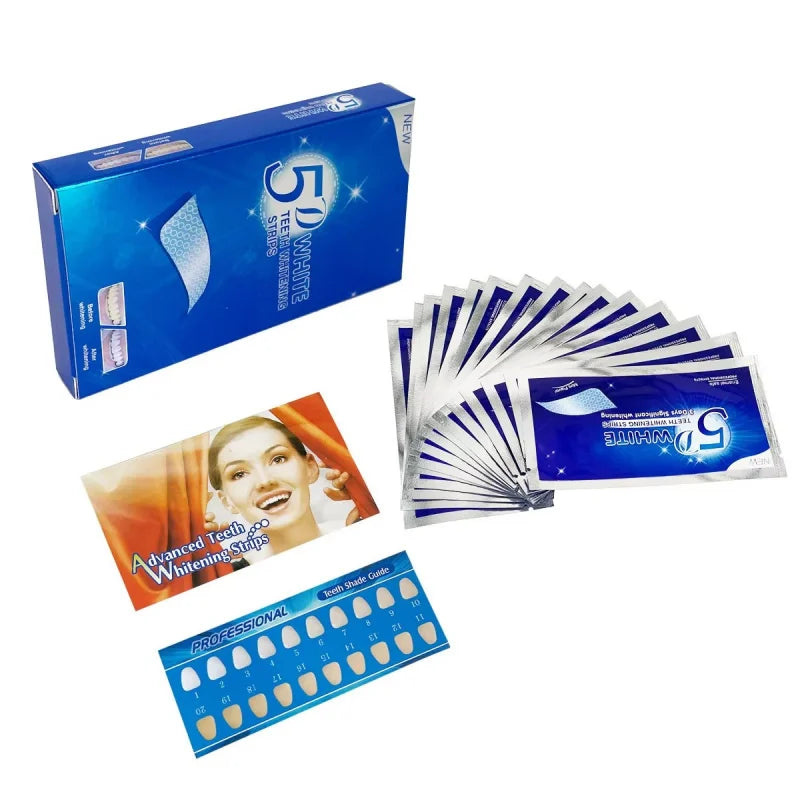 2-14 Pairs Gel Tooth Whitening Kit &ndash; Natural Brightening Strips