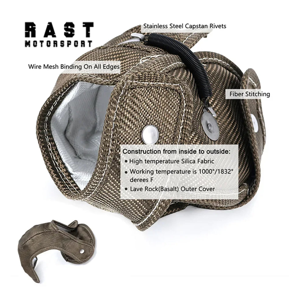 Titanium Turbo Heat Shield Blanket for Audi S3, Volkswagen Golf Mk7, Seat Leon