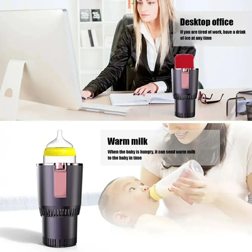 2 In 1 Car Cup Mug Holder &ndash; Smart 12V Heating Cooling
