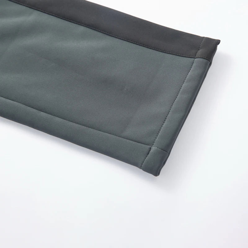 JNLN Men Winter Fleece Pants Warm Waterproof Hiking Pants Outdoor Camping Climbing Skiing Soft Shell Windproof Rain Trousers