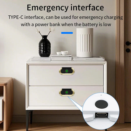ES832S Biometric Drawer Lock &ndash; Fast Fingerprint Access