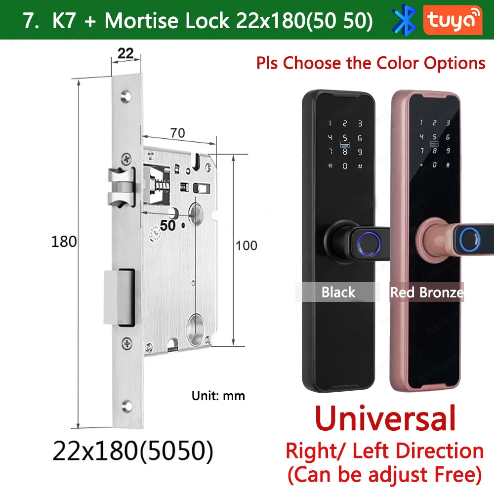 CDOK K7 Pro Tuya Smart Lock