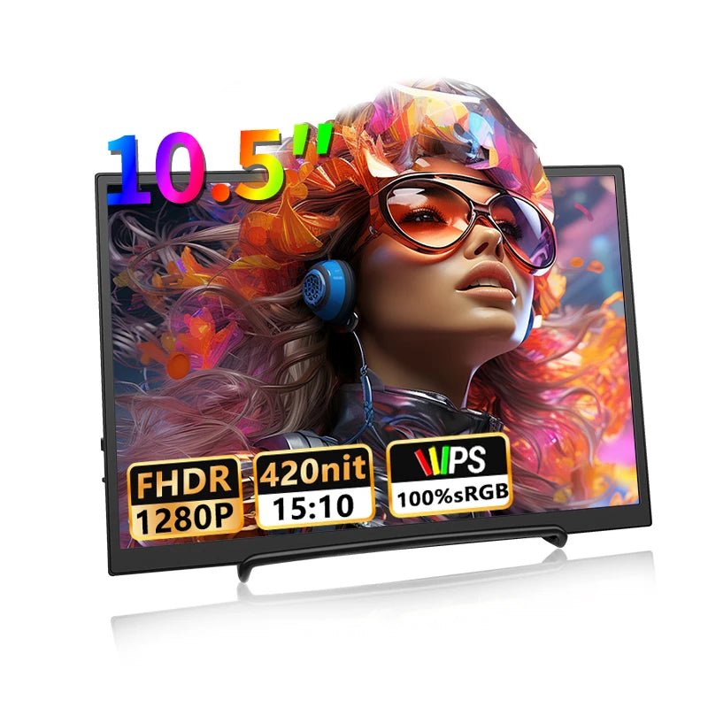 10.5 Inch Portable Monitor &ndash; 100 Percent sRGB Color Accuracy B105-SPF06L1-