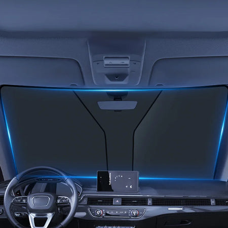 SEAMETAL Foldable Car Windshield Sun Shade for UV Protection and Summer Cooling