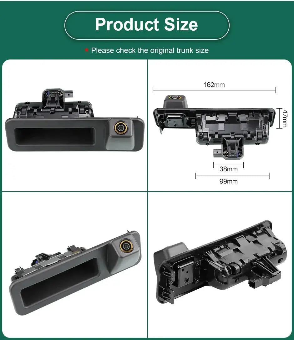 AHD 1080P Vehicle Trunk Handle Rear View Camera for BMW 5 Series F10 F11/ Bmw3 F30 F31 F32/X3 F25/X4 F26/X5 F15/X6 F16 by InterCyprus Trading Ltd