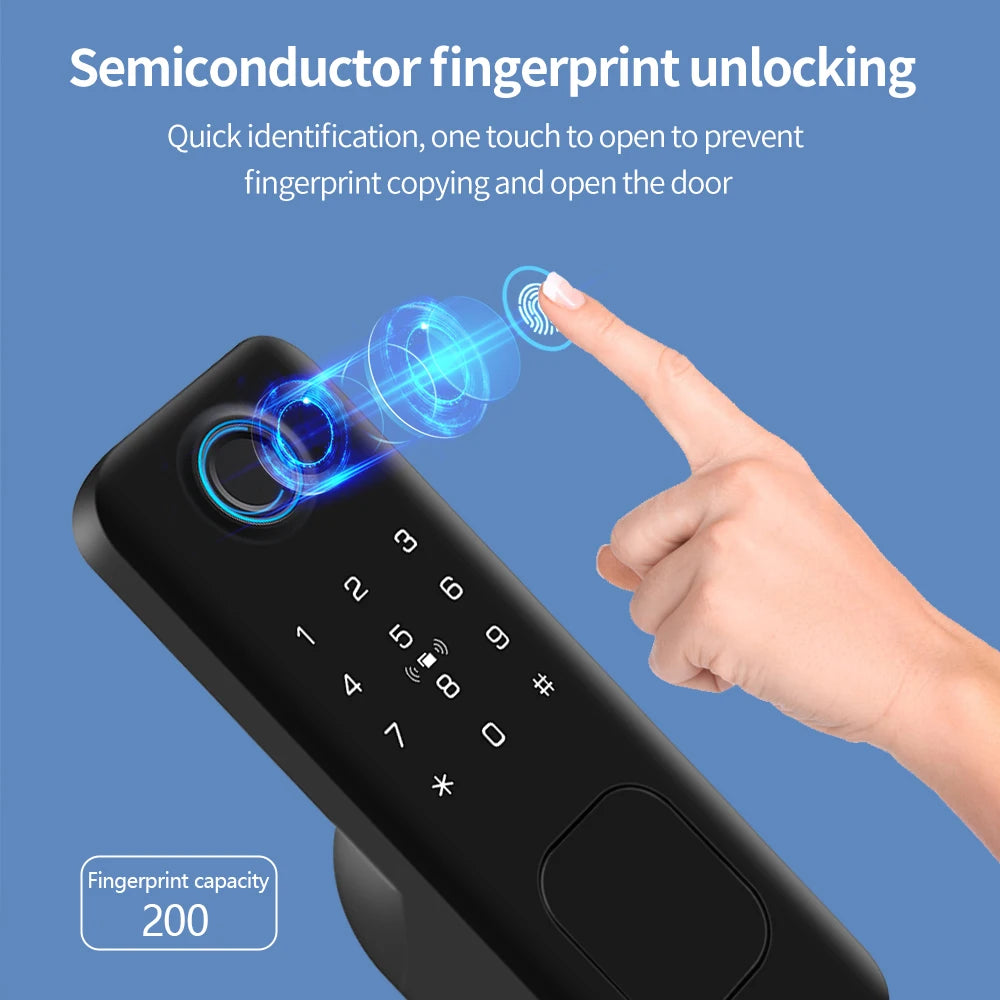 HAHALOCK VD10 &ndash; Smart Biometric Door Lock With App Control