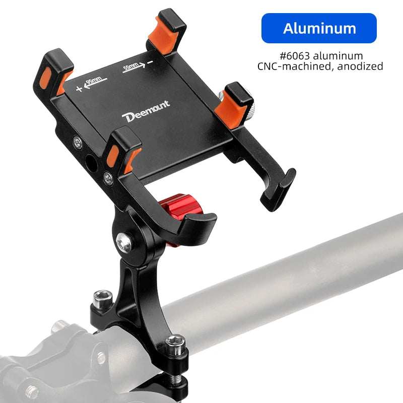 Deemount Aluminum Alloy Phone Stand &ndash; Lightweight and Durable Bicycle Holder
