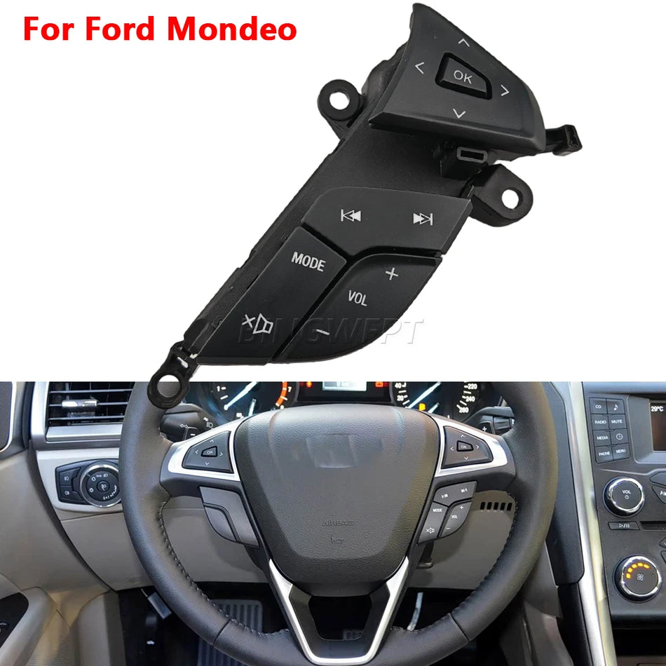 Botón del Volante con Retroiluminación para Ford Mondeo Fusion 2013-2018