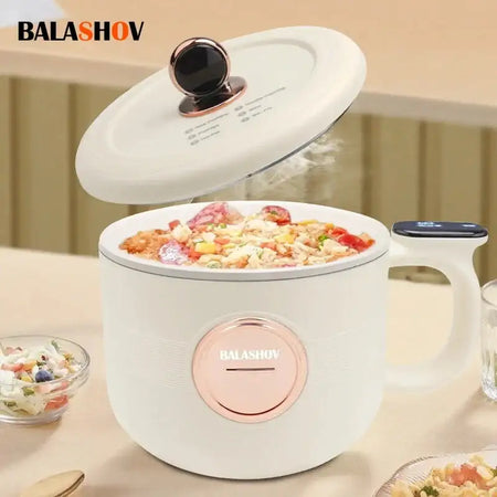 Multifunction Electric Rice Cooker 1.5L Nonstick Compact