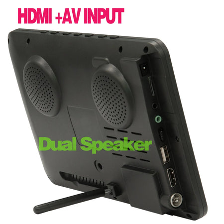 LEADSTAR 8" Portable TV with DVB-T2 ISDB-T ATSC Tuner &amp; 12V Input