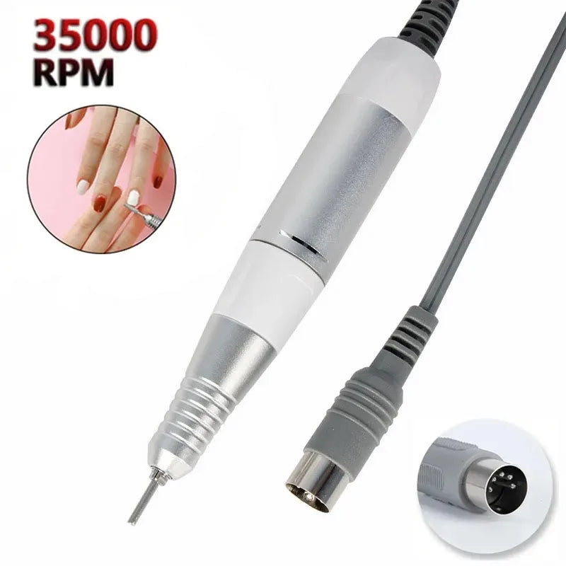 Electric Nail Drill Pen Handle &ndash; Multi Hole Compatibility