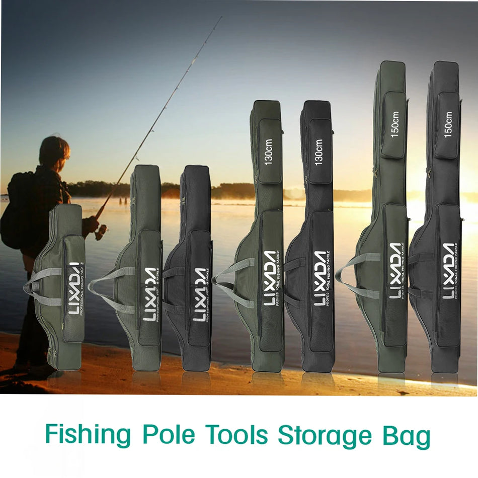 LIXADA Tackle Pack - Portable Folding Rod Bag Organizer
