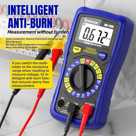 MECHANIC Intelligent Digital Multimeter &ndash; True RMS Accurate Voltage Measurement