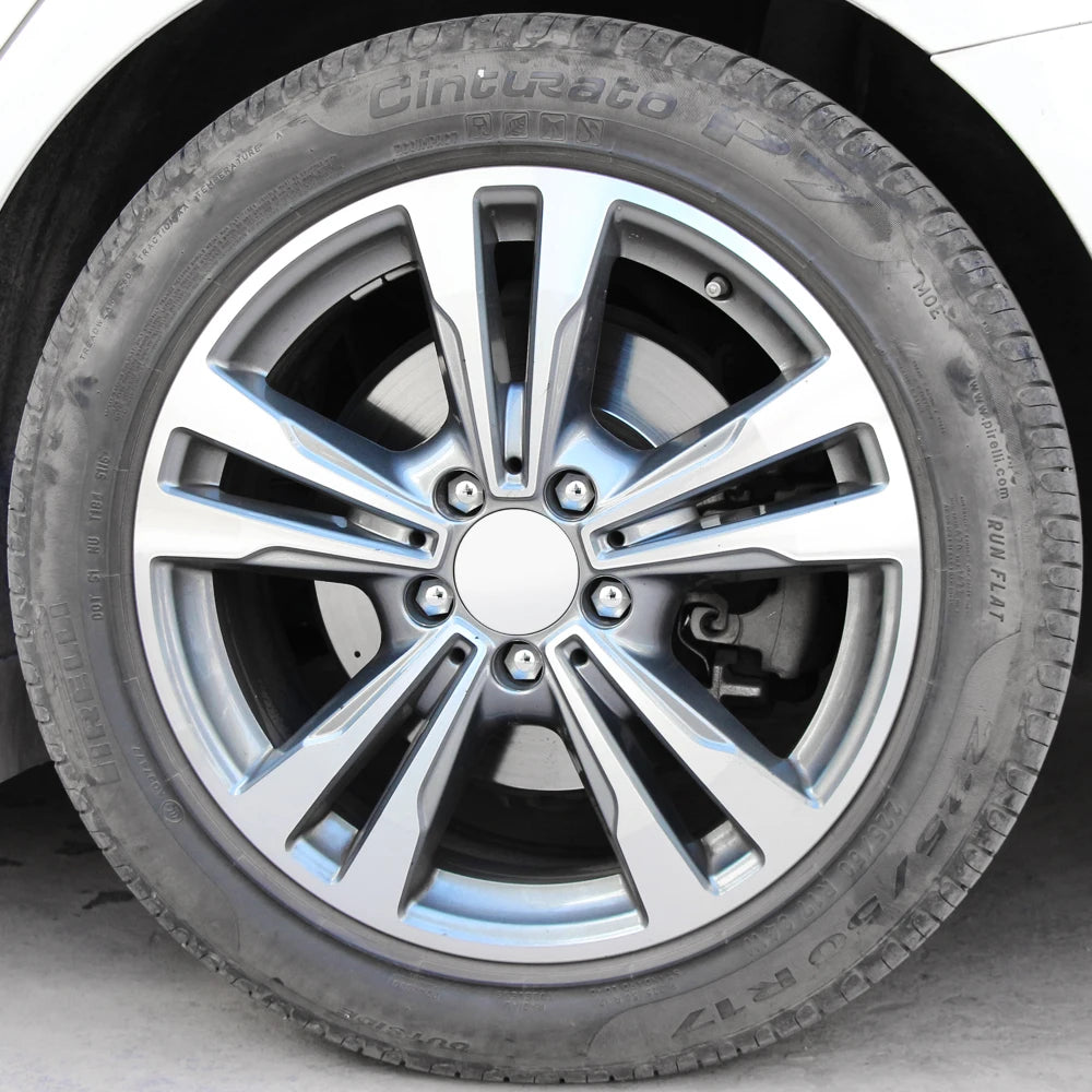 17mm Car Wheel Nut Caps Set of 20 for Mercedes Benz Models - Prevents Rust &amp; Enhances Wheel Aesthetics