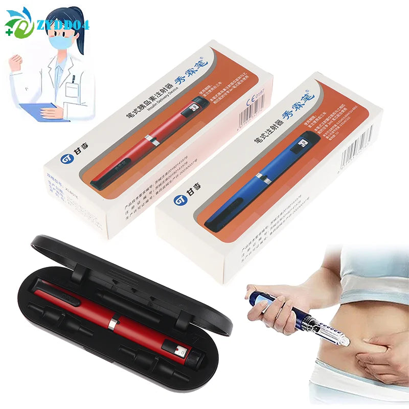 Dispositivo de inyección portátil de insulina de 3 ml para diabetes, viaje y hogar.