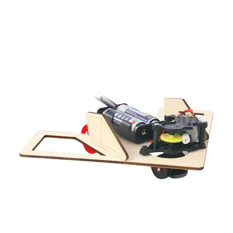 Gör-det-själv hinderundvikande bilrobot vetenskapsexperimentkit