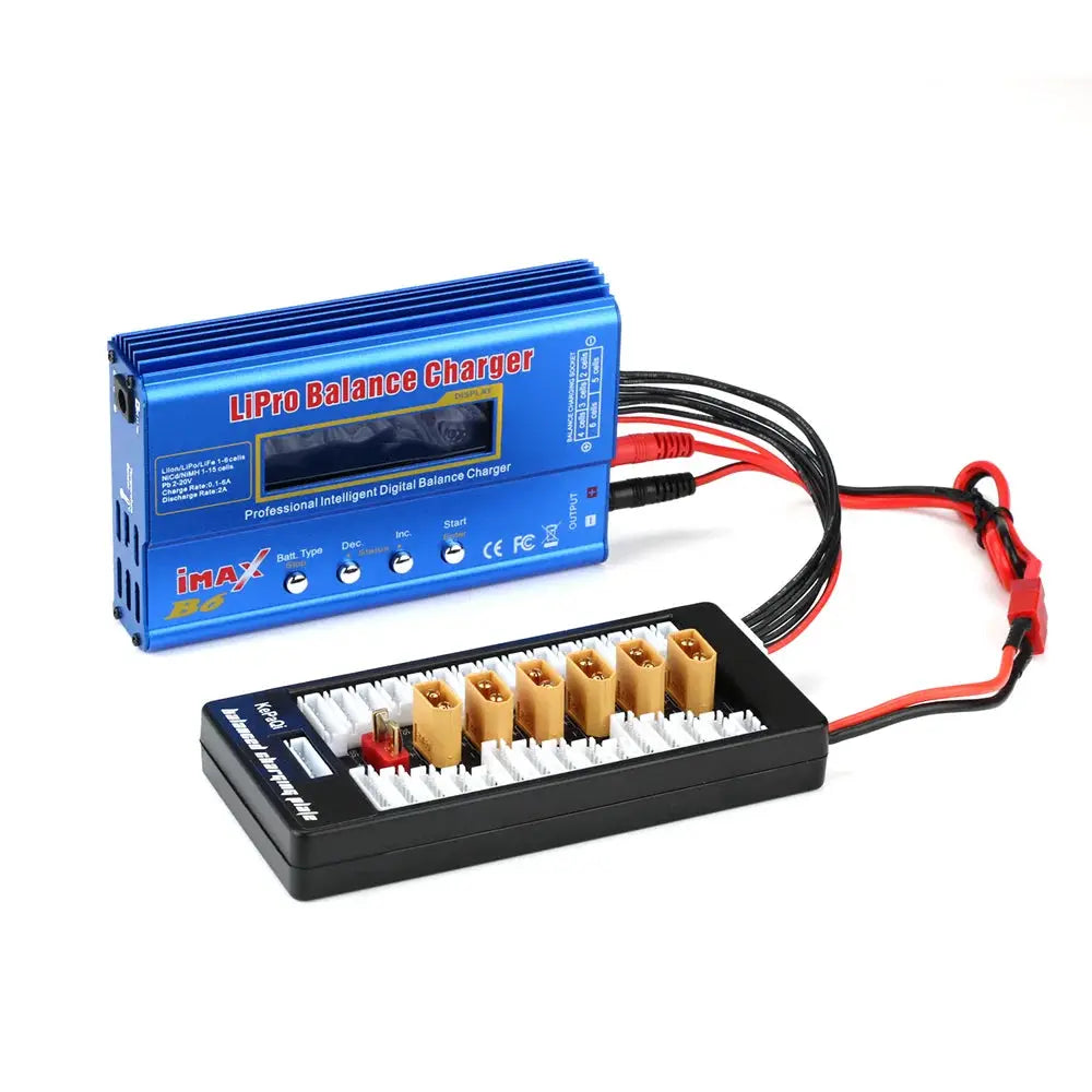 Multi 2S-6S Lipo Parallel Balanced Charging Board XT60 Plug For RC Battery Charger B6AC A6 720i Parallel Charging Plate Board by InterCyprus Trading Ltd