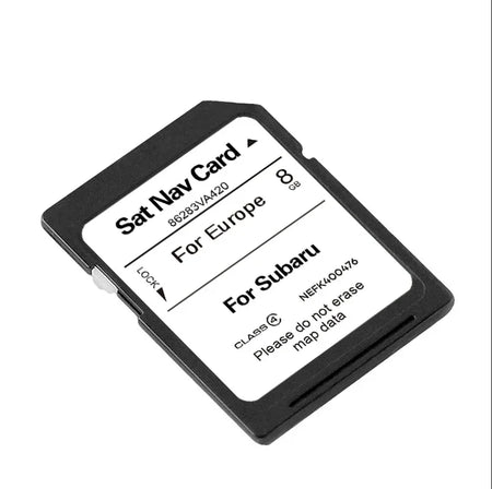 86283VA420 Subaru Navigation SD Card &ndash; Map Update EU RU