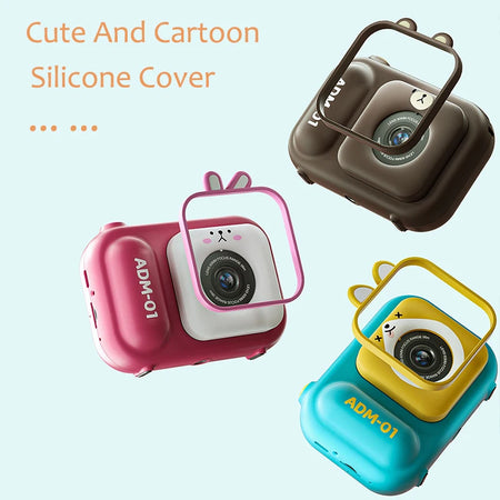 Children Video Camera For Kids - Dual Front And Rear Lenses
