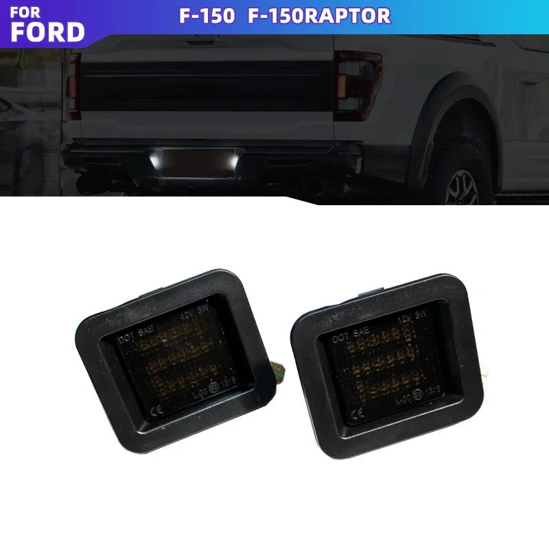 12V LED Światło Tablicy Rejestracyjnej Do Ford F150 Raptor 2015 2019