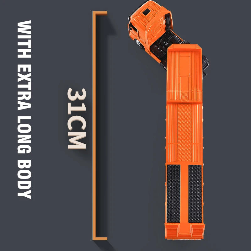 Huina Alloy Dump Truck Model &ndash; Realistic 1:50 Scale Engineering Toy