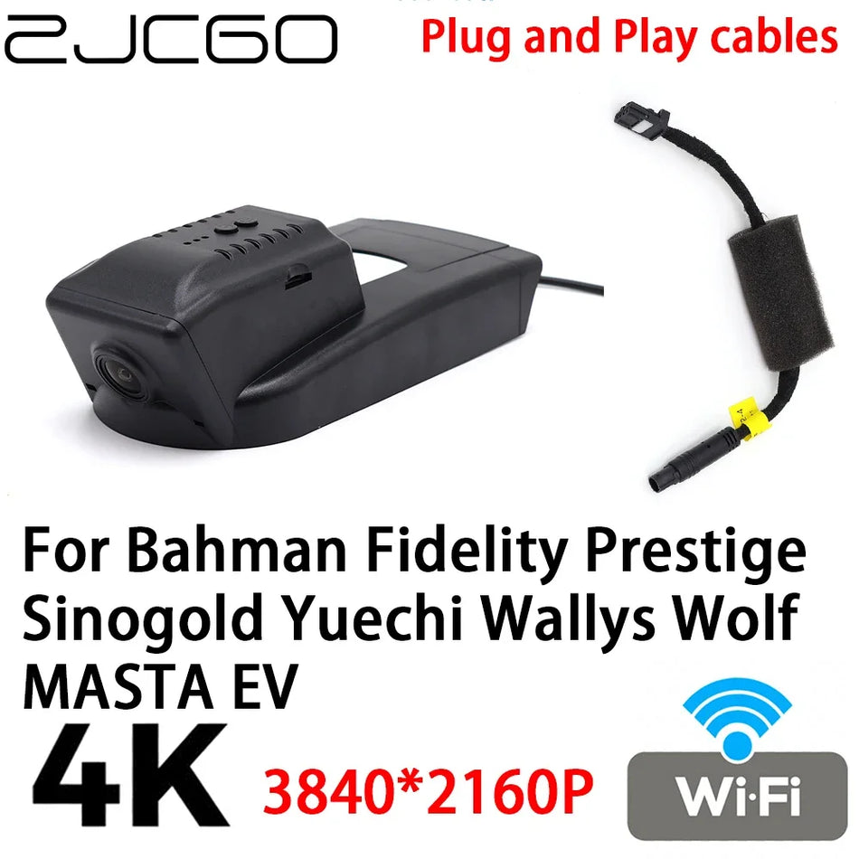 Kamera do auta Wolf MASTA EV 4K 2160P s nahrávaním videa a funkciou Plug and Play