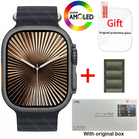 HK11 Ultra 3 Smartwatch &ndash; 4G Calling And AI Chat Robot Black Alpine 1 / For APP LE49mm