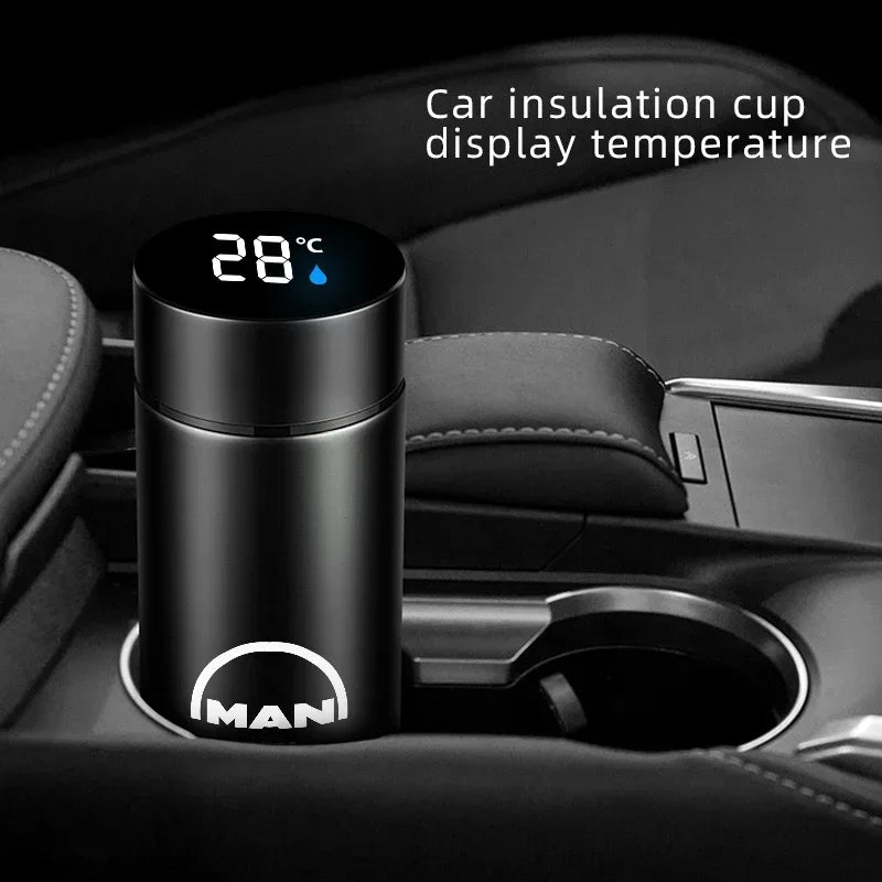 Car 500ml Intelligent Temperature Cup - Auto Temp Display