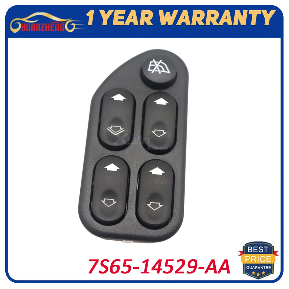 Spínač elektrických oken pro Ford Ranger EcoSport Space Star, odolná plastová konstrukce, přímá montáž