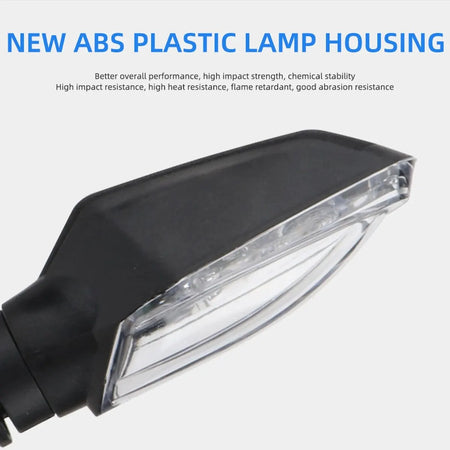4Pcs LED Motorcycle Turn Signal Light &ndash; Waterproof Amber Blinker Indicators