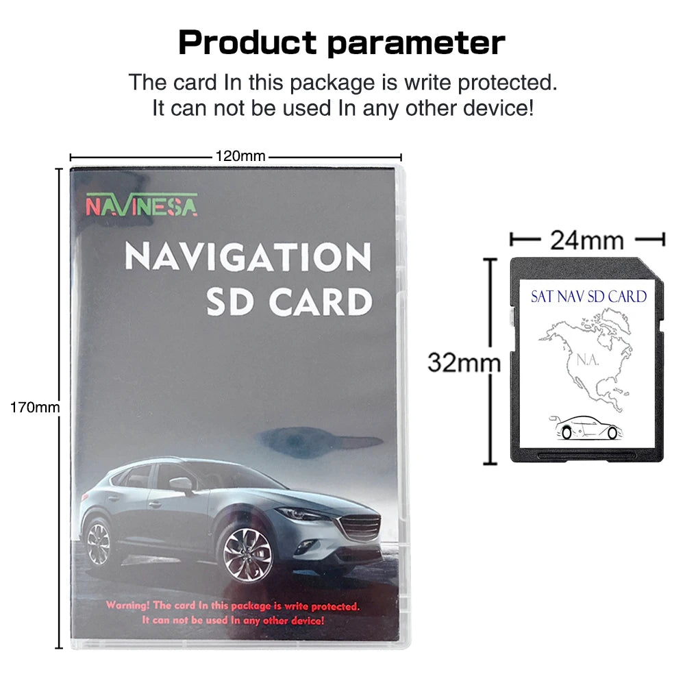 86271-0E077 Toyota SD Card - USA Canada Maps Update