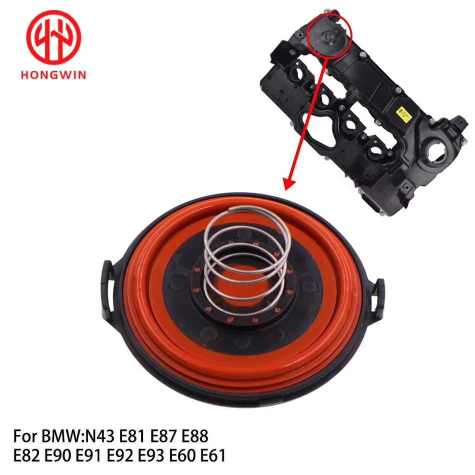 Rocker Cover with Membrane for BMW E81 E87 E88 E91 E90 E92 E60 E61