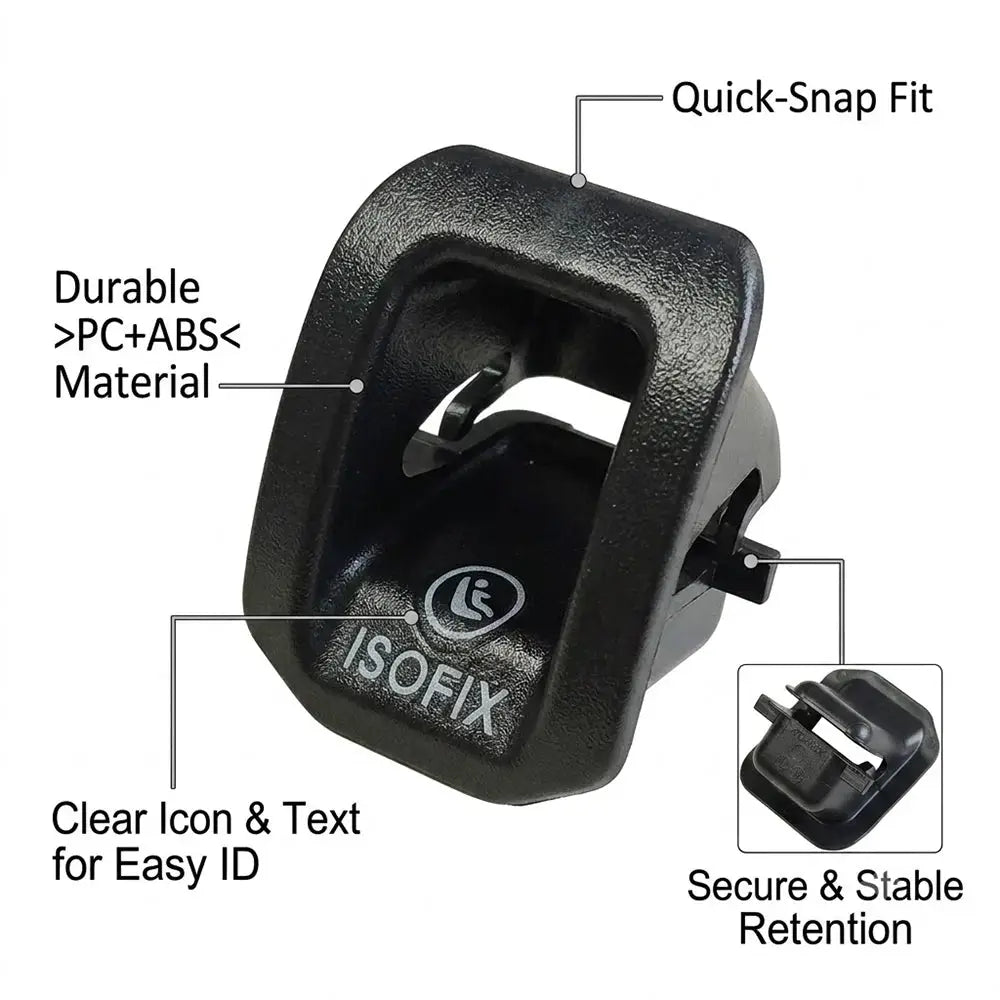 ISOFIX Rear Seat Hook Cover For Mercedes-Benz A CLA GLA W176 W117 W156 by InterCyprus Trading Ltd