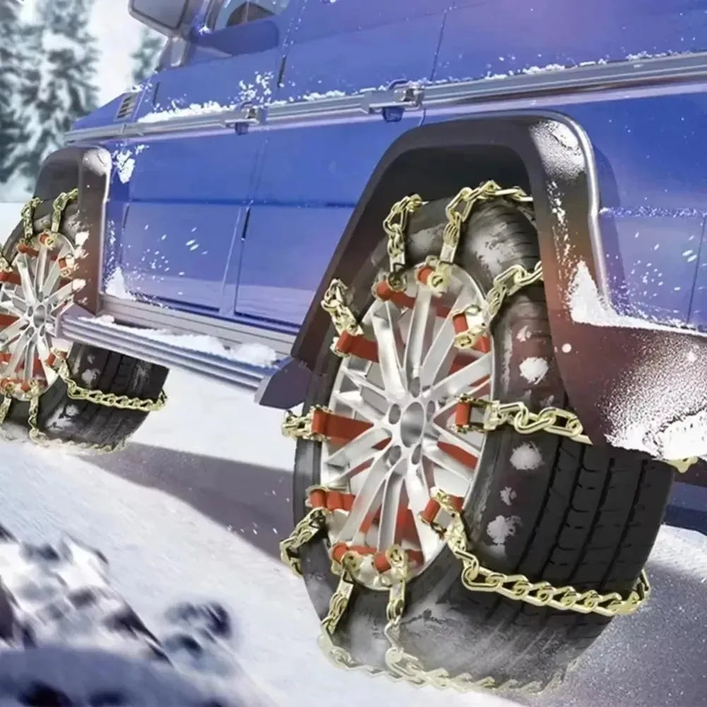 Car Winter Snow Chain &ndash; Anti Slip Wear Resistant Quick Fit