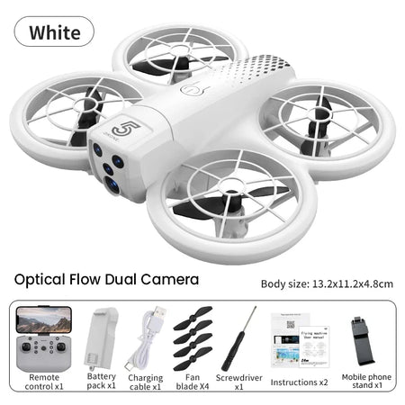 Cz05 RC Drone Dual Cam FPV 2.4G &ndash; Lightweight Design white camera